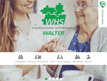Tablet Screenshot of krankenpflege-walter.de
